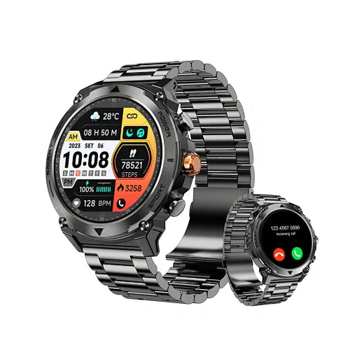 WiWU Waterproof IPX68 Smart Watch for Phone Zinc Alloy Health sports Smart watch - SW03