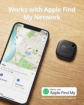 T87B0011 eufy Smart Tracker Normal Black (Pack of 4)