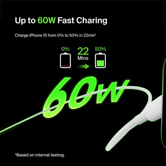 ANKER Belkin BoostCharge USB-C to USB-C Cable - 2M