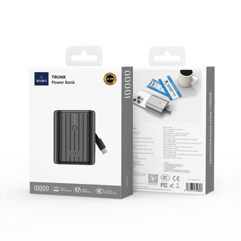 TRUNK Power Bank 22.5W Wi-P028 10000mAh - WiWU