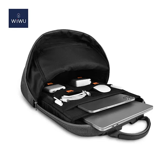 Pilot Backpack 15.6 inch Travelling Polyester Laptop Business School Travelling - WiWU