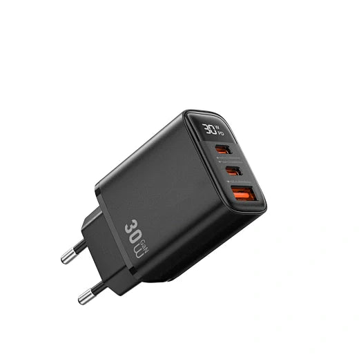 Firefly 30W PD GaN Fast Charger Wi-G010 2C+A Mobile wall charge - WiWU