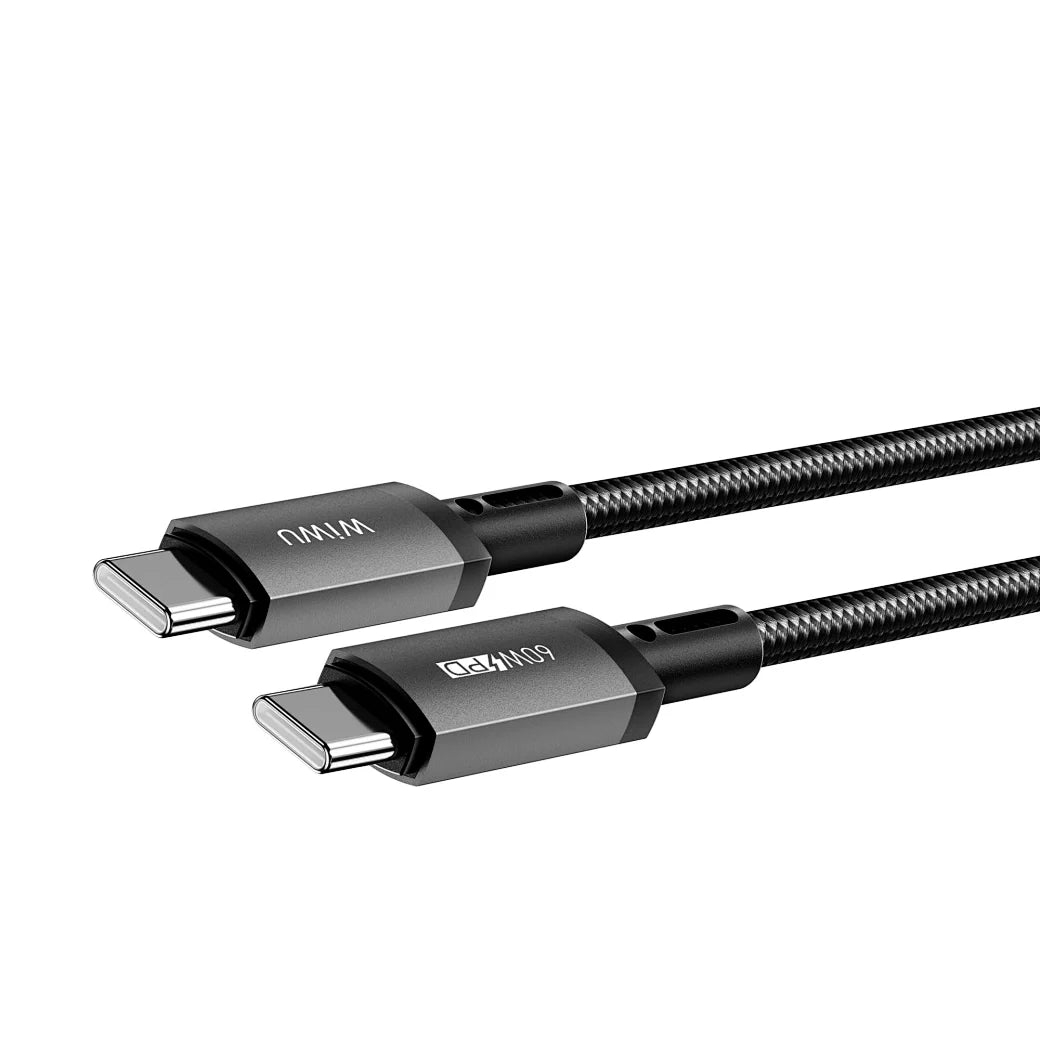 1.2m 60W USB C to USB C TITAN LINK Series Fast Charging Cable - WiWU