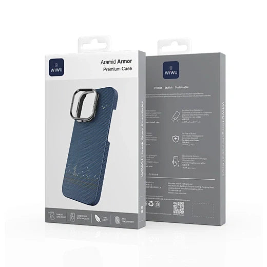 Aramid Fiber Phone Cases - Ultimate Protection and Functionality for iPhone 16 Pro and Huawei DCC-209 - WiWU