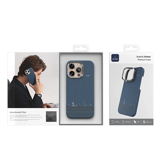 Aramid Fiber Phone Cases - Ultimate Protection and Functionality for iPhone 16 Pro and Huawei DCC-209 - WiWU