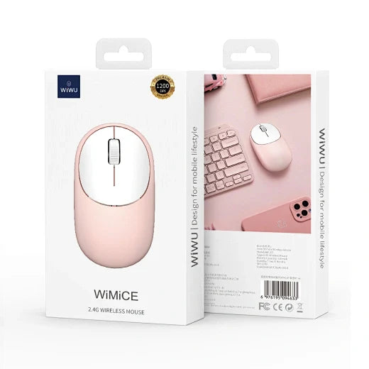ireless Mouse Rechargeable Computer Mouse Ergonomic RGB Backlight - WiWU