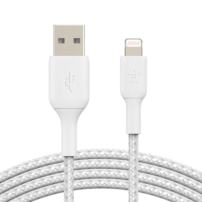 ANKER Belkin BoostCharge Lightning to USB-A Cable_Braided - 1M