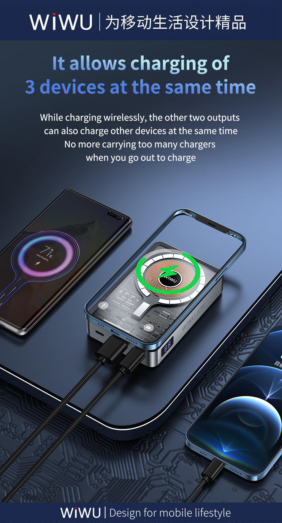 Wiwu - Power Bank, 10000mAh JC-21 - Astro Store