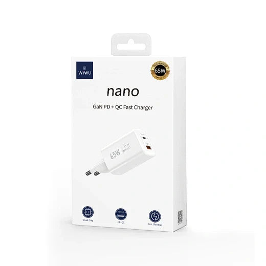 65W USB Type C Super GaN Wall Charger - WiWU