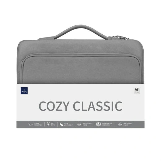 Cozy Classic Waterproof Polyester Laptop Sleeve Anti-drop Design Notebook - WiWU