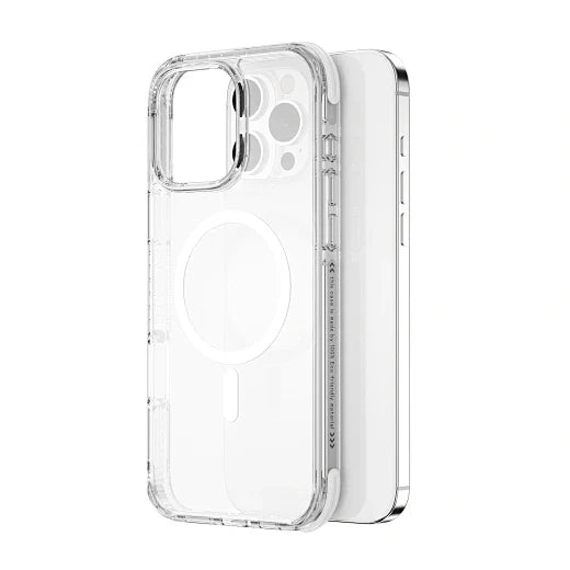 Bumper Anti-drop Phone Case for IP16 Strong Magnetic Magsafe Phone Back Cover Hybrid Ultra HCC-203 - WiWU
