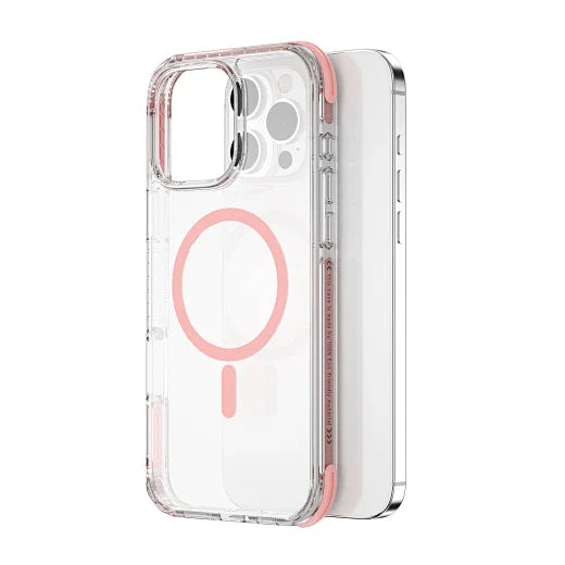Bumper Anti-drop Phone Case for IP16 Strong Magnetic Magsafe Phone Back Cover Hybrid Ultra HCC-203 - WiWU
