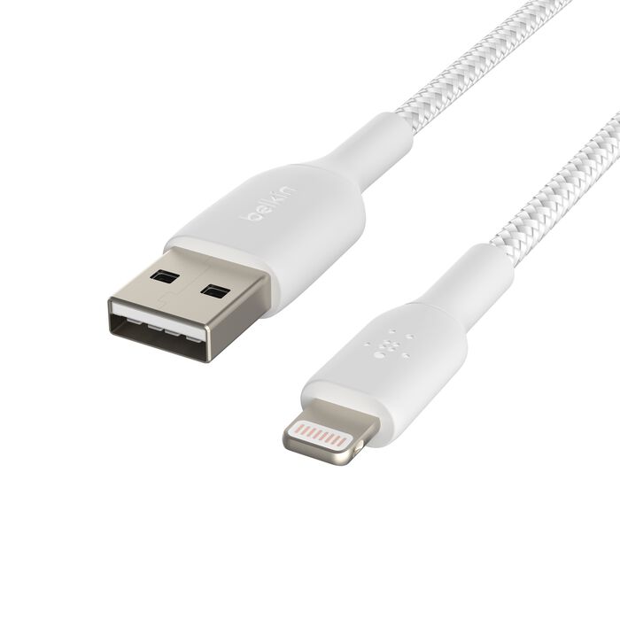 ANKER Belkin BoostCharge Lightning to USB-A Cable_Braided - 1M