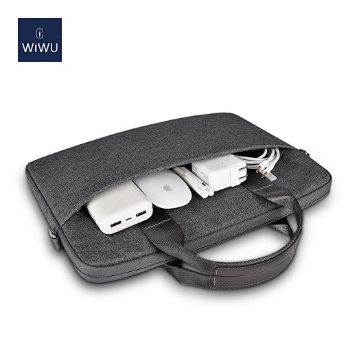 Minimalist Laptop Handbag Bag with Multi-Pockets for Macbook digital gadgets - WiWU