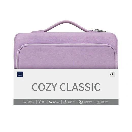 Cozy Classic Waterproof Polyester Laptop Sleeve Anti-drop Design Notebook - WiWU
