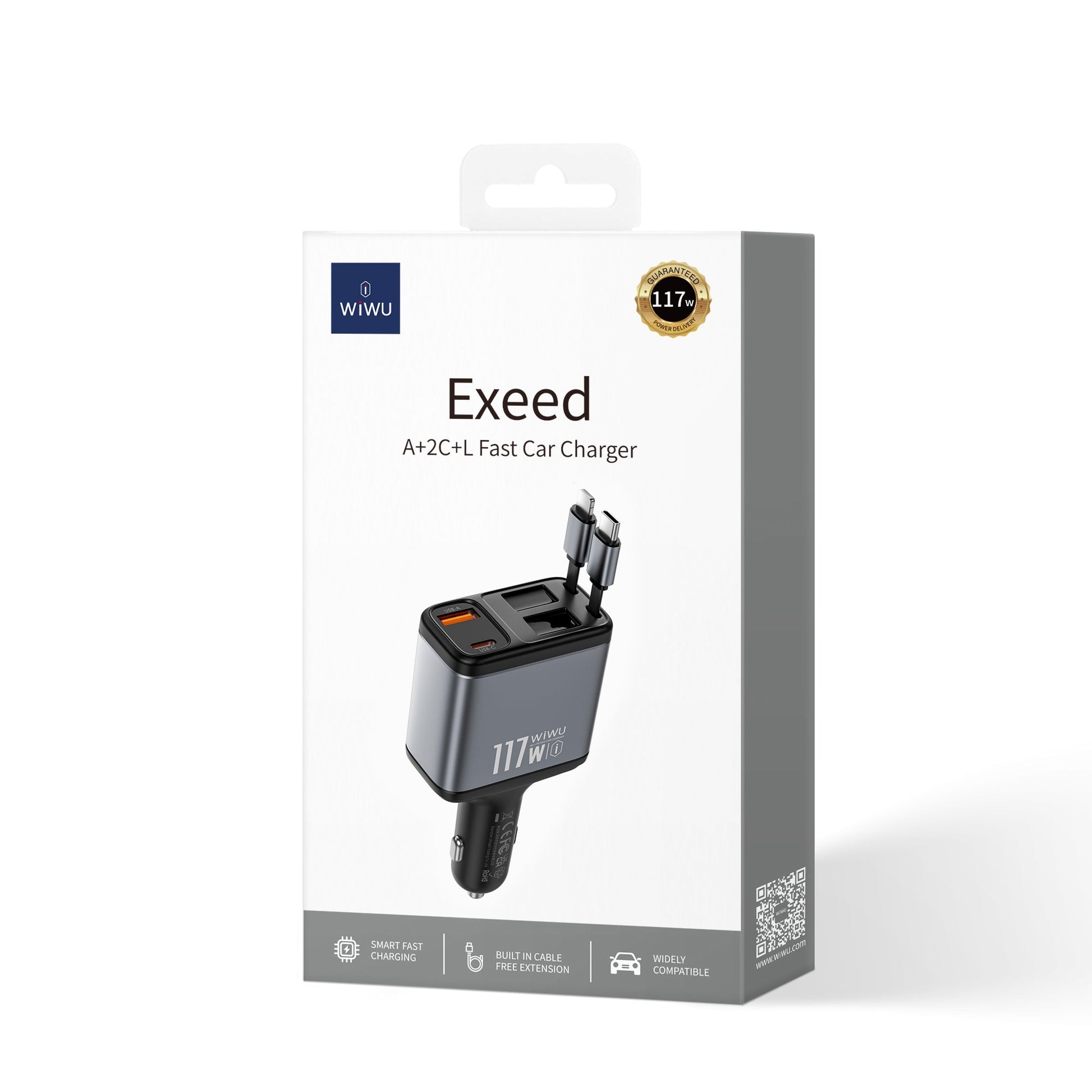 Wiwu - Car Fast Charger QC027 - Astro Store