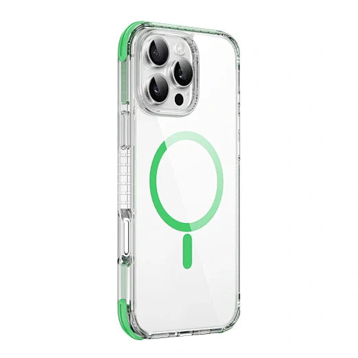 Bumper Anti-drop Phone Case for IP16 Strong Magnetic Magsafe Phone Back Cover Hybrid Ultra HCC-203 - WiWU
