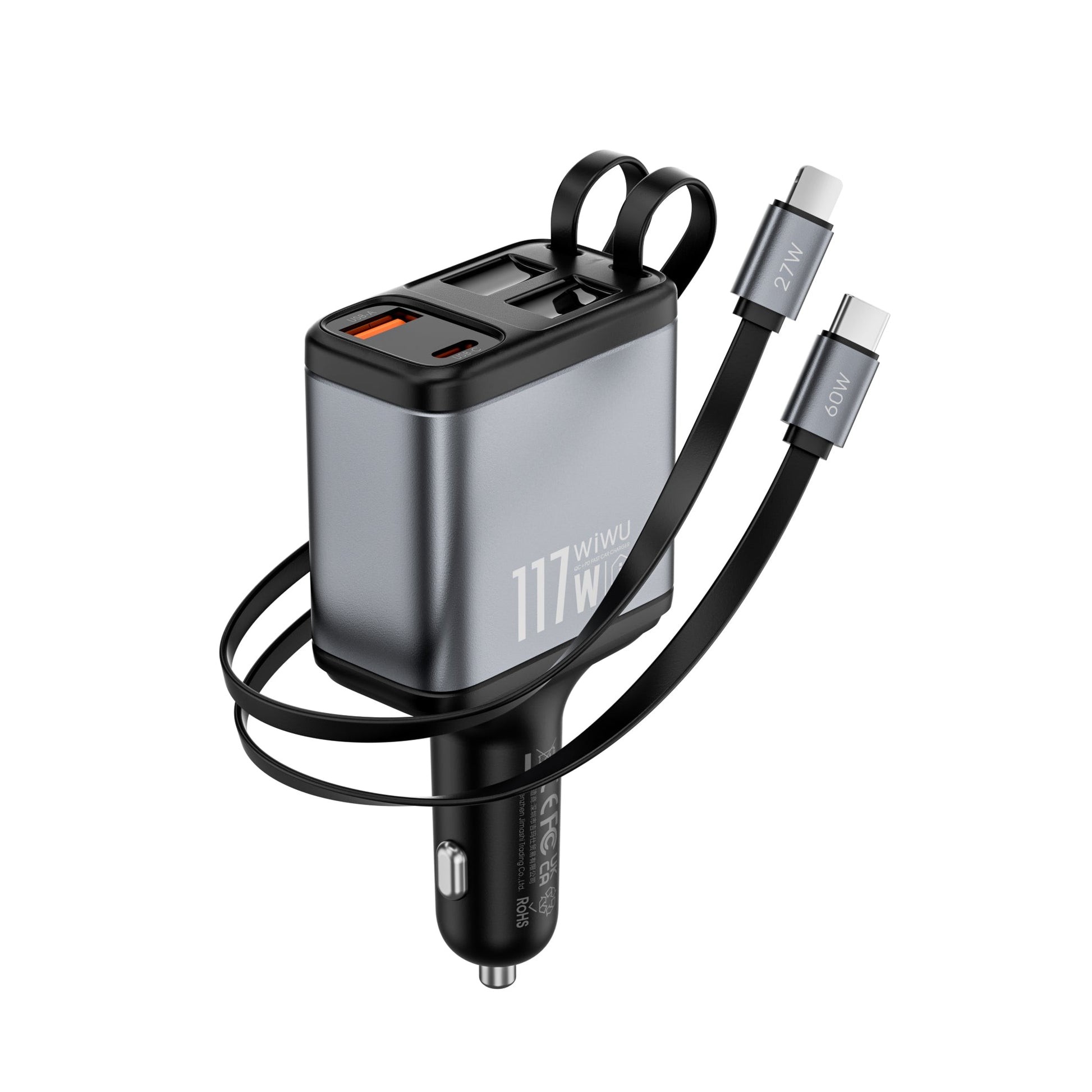 Wiwu - Car Fast Charger QC027 - Astro Store