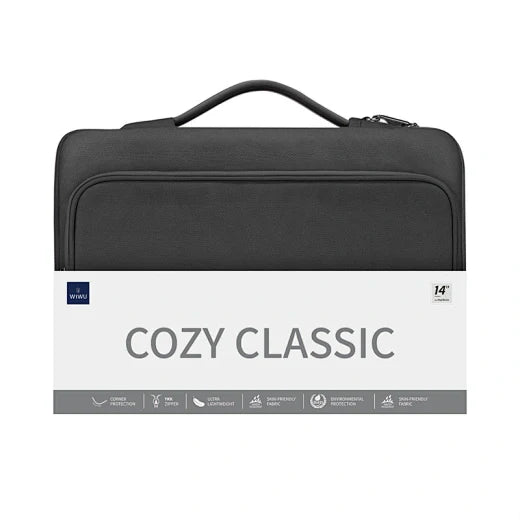 Cozy Classic Waterproof Polyester Laptop Sleeve Anti-drop Design Notebook - WiWU