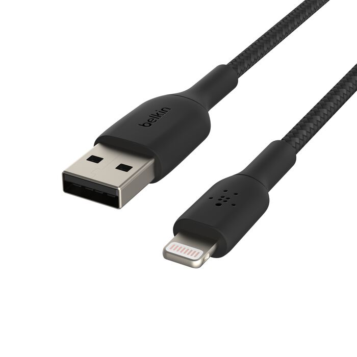 ANKER Belkin BoostCharge Lightning to USB-A Cable_Braided - 1M