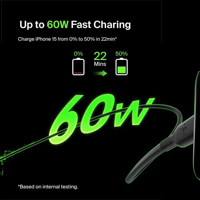 ANKER Belkin BoostCharge USB-C to USB-C Cable - 1M