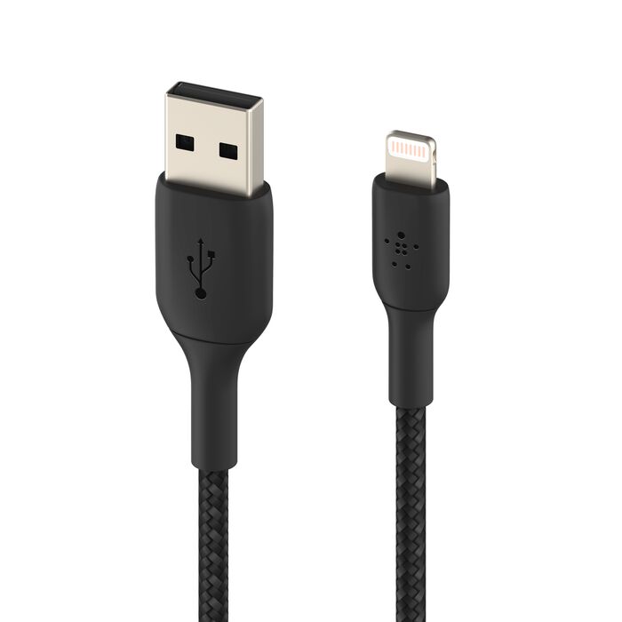 ANKER Belkin BoostCharge Lightning to USB-A Cable_Braided - 1M