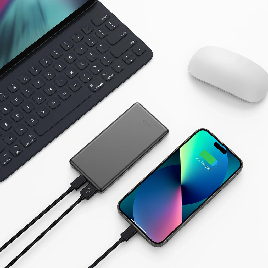 Wiwu - Ultra Slim 11mm Portable Power bank 10000mAh - Astro Store
