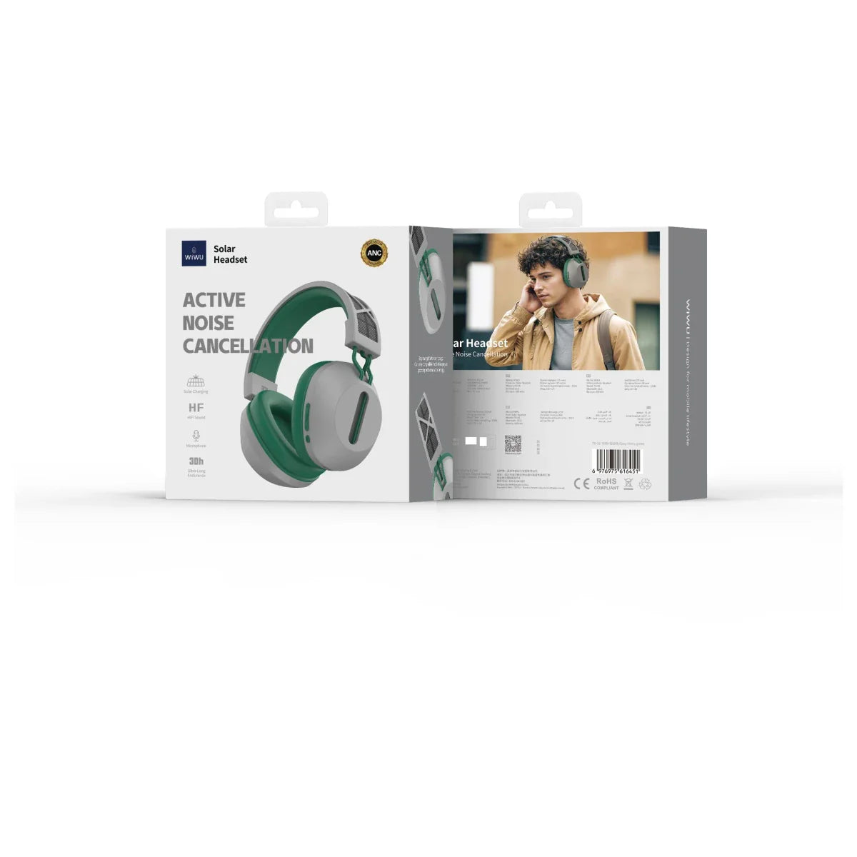 TD-06 Solar Wireless Active Noise Cancellation - WiWU