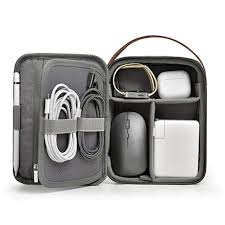 MINIMAL TECH POUCH TRAVEL POUCH / Black - WiWU