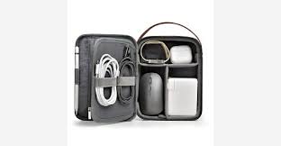 MINIMAL TECH POUCH TRAVEL POUCH / Black - WiWU