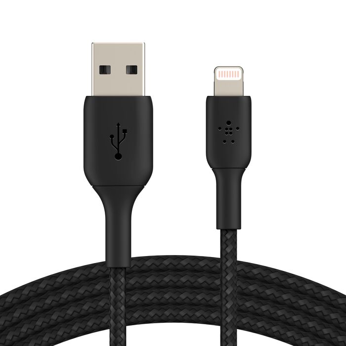 ANKER Belkin BoostCharge Lightning to USB-A Cable_Braided - 1M