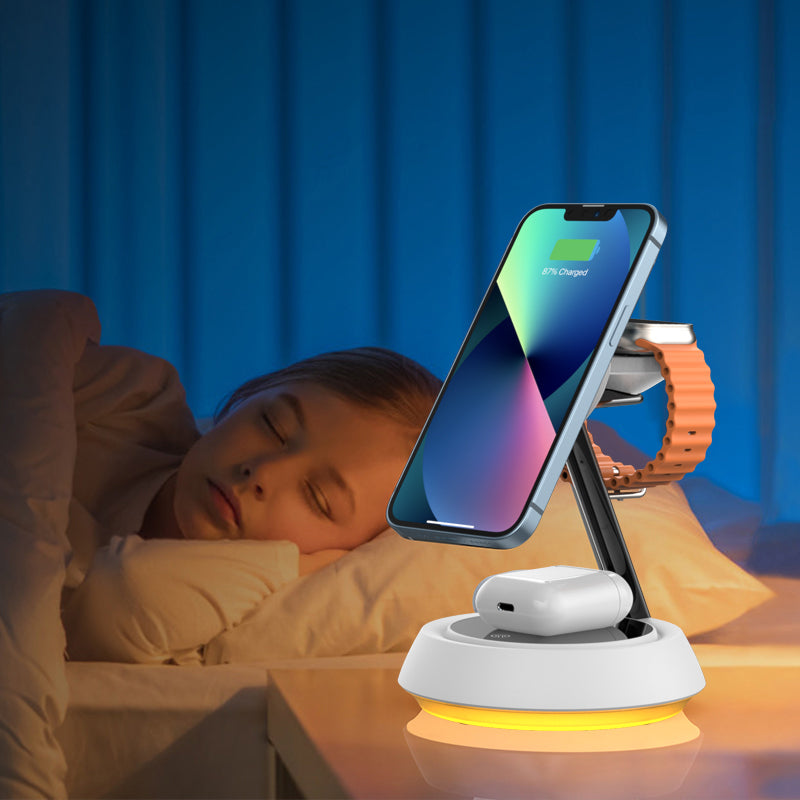 Wiwu -15W 3 in 1 Wireless Charger Wi-W002 - Astro Store