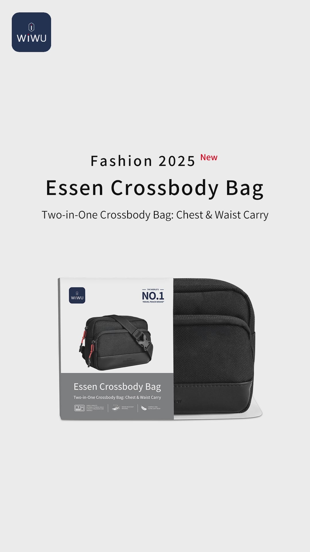 Essen 2 in 1 Crossbody Bag - WiWU